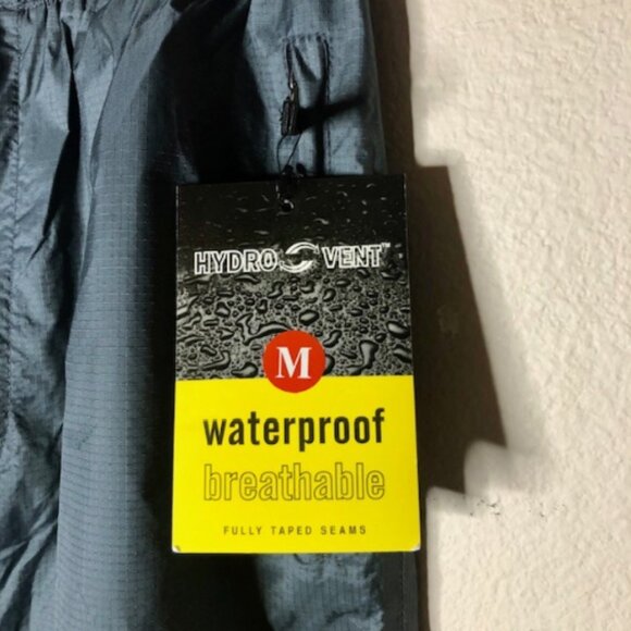Men's Pacific Trail  Waterproof Hydro Vent Breathable Pants Grey Medium - Picture 2 of 12